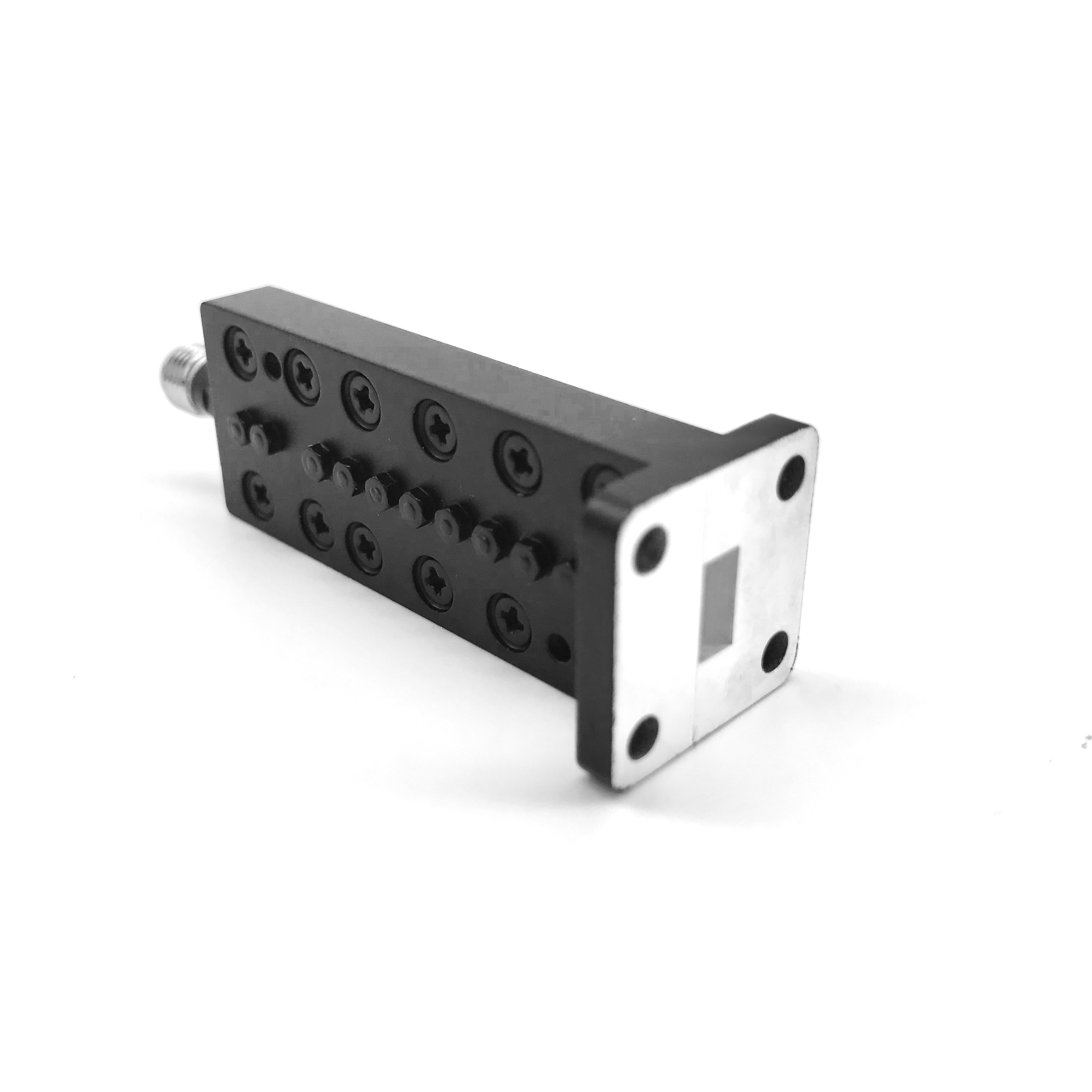 Compact Waveguide Filter Waveguide To Coaxial Connector Aluminum Material