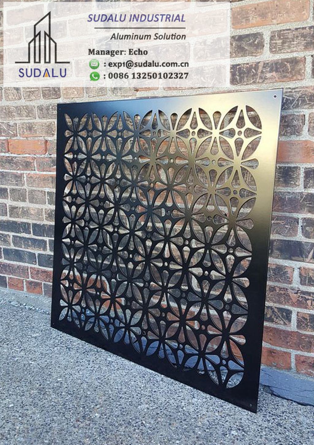Aluminium Privacy Screens Customized Perforated Panels from Foshan Supplier