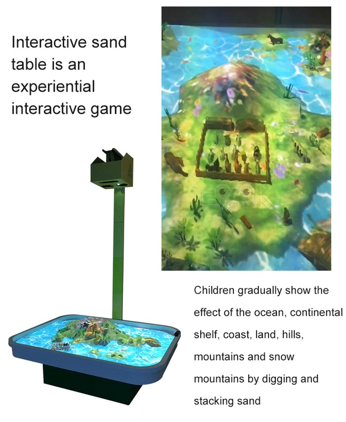 220V Interactive Projection Sand Table 11 Game Projection Sand Pool Game