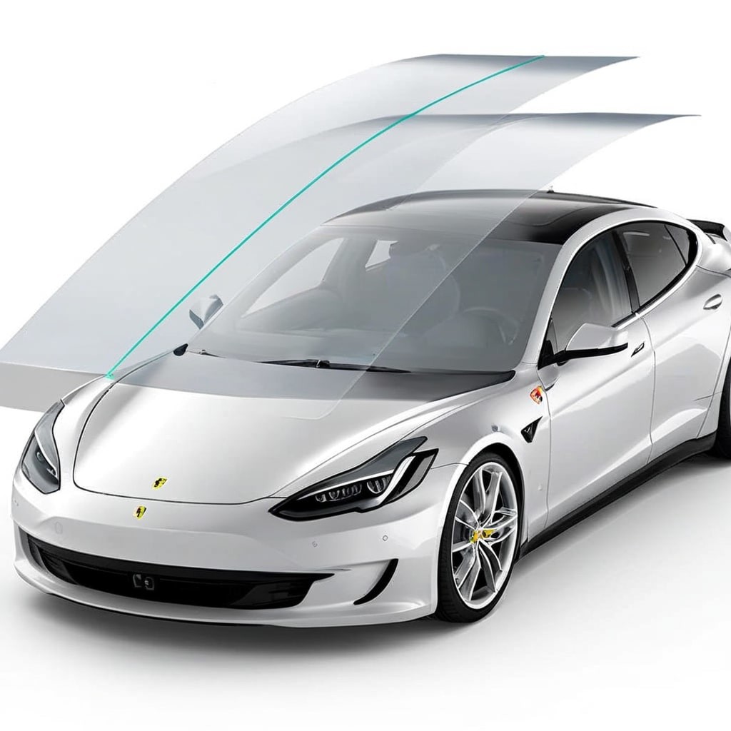 10 Mil Clear TPU Self Healing Sand Proof Installation-Friendly Car PPF