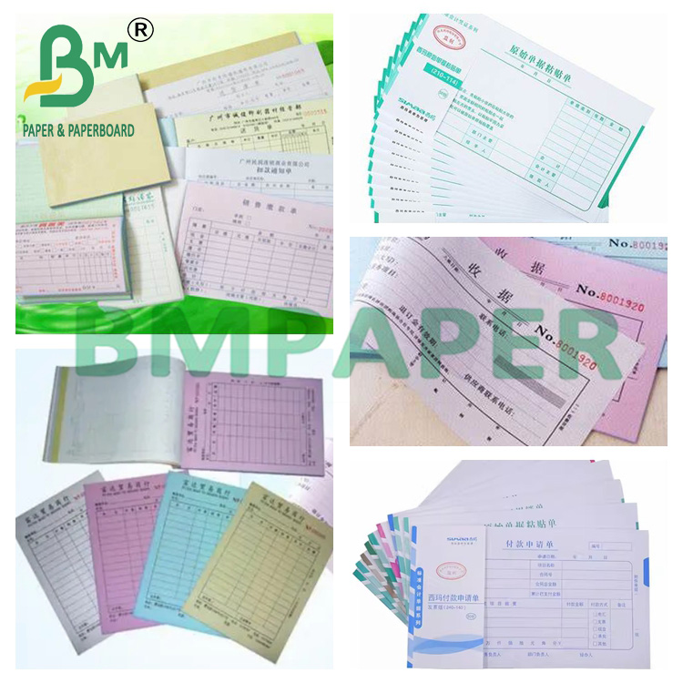 21lb Carbonless Copy Paper NCR CB CFB CF Uncoated Cardboard 70 * 100cm