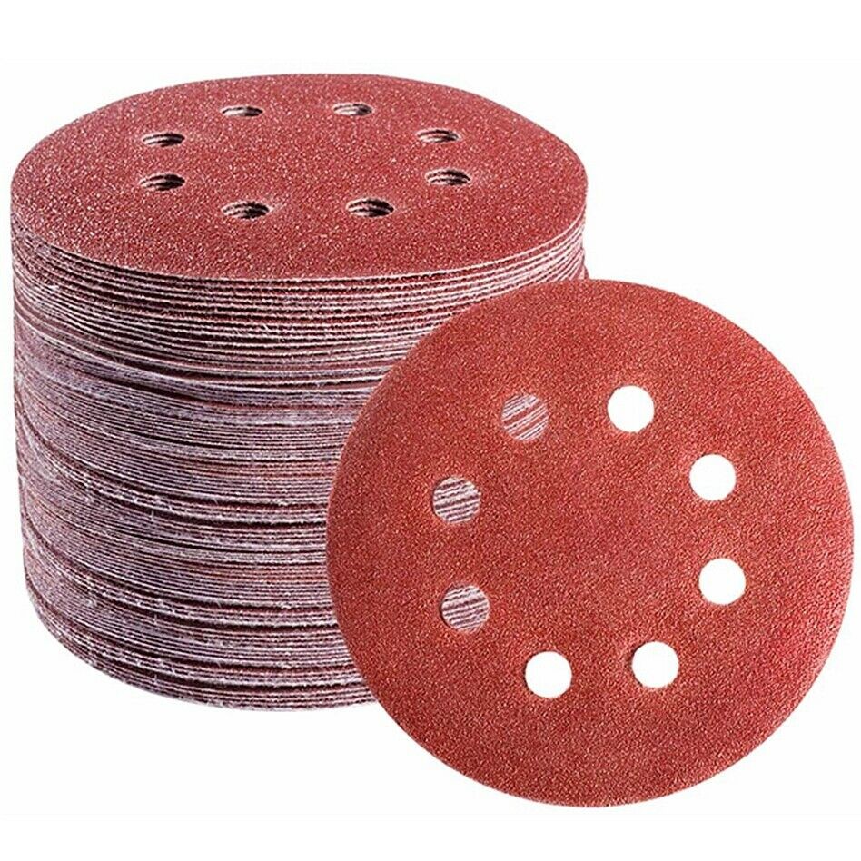 P60 Hook And Loop Sanding Disc 150mm Woodworking Aluminum Oxide Sanding Discs