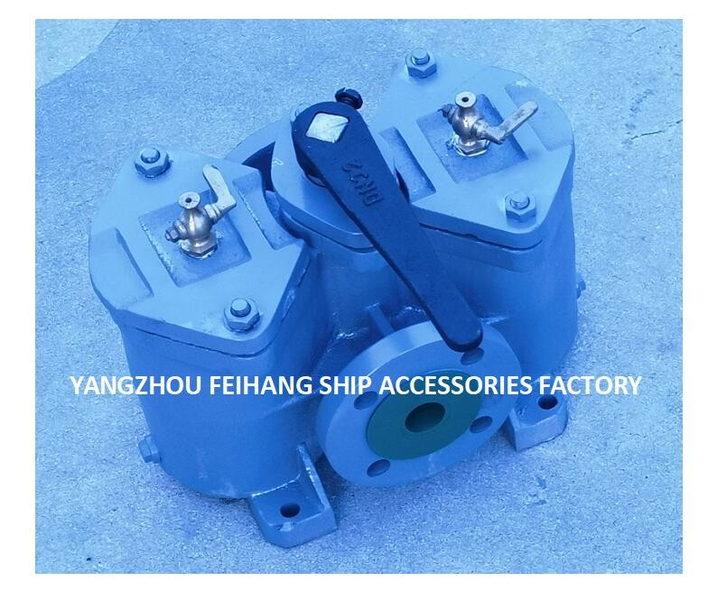 Technical Parameter Table For Duplex Oil Filter Double Oil Strainers Model AS32 Cb/T425-94 Body Cast Iron With Filter