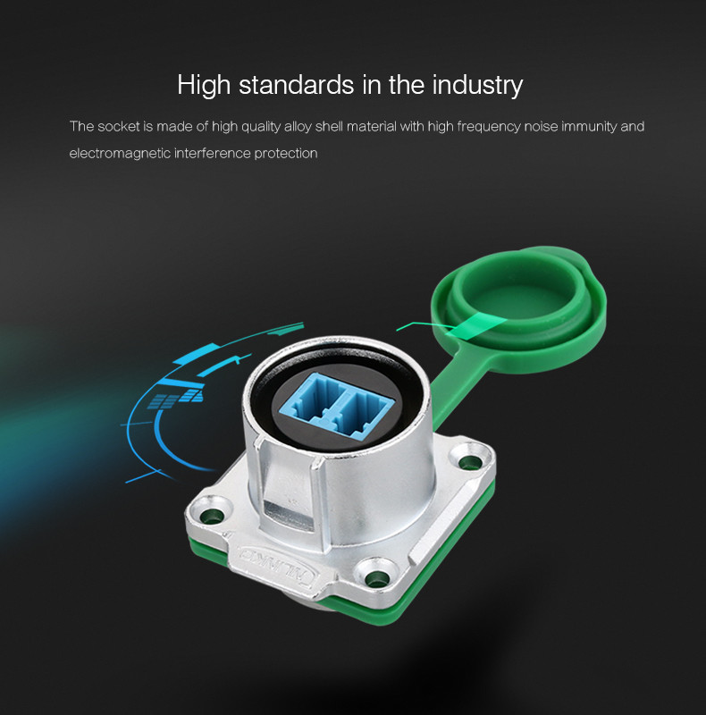 Top Quality Low Price LC Singlemode Fiber Optic Field Assembly Shielded LC Fiber Connectors, LC Fast Connector