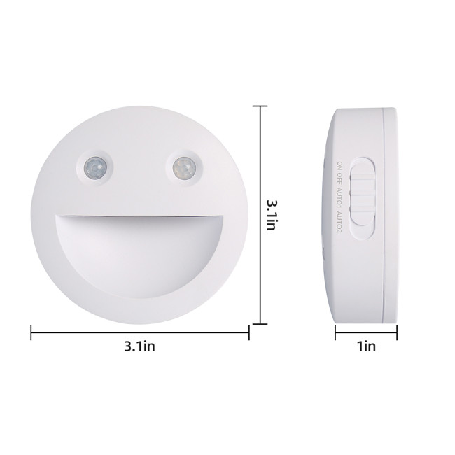 Smiling Face Intelligent Induction LED Night Light Magnetic Suction Wireless