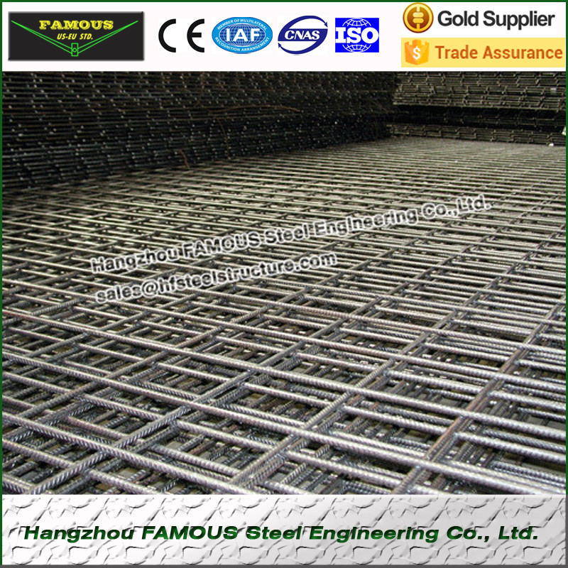 Non-galvanized Rebar Welded Wire Mesh Panels Hot-Rolled HRB 500E