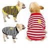 Buy cheap Striped Pet Apparels breathable 100 Cotton Dog Clothes for Winter from wholesalers