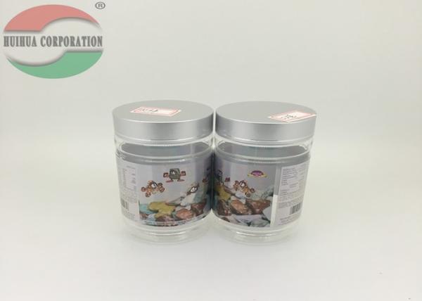 Food Grade Wide-mouth Clear Plastic Cylinder For Chocolate / Plastic Tube