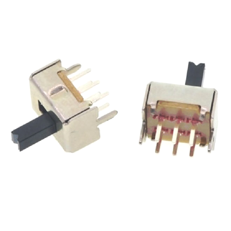 Slide switch Toggle switch SS22D07 2P2T 6Pins Vertical Handle high 5mm SS-22D07 VG5