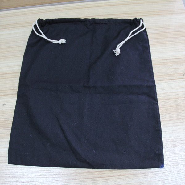 Large Size Canvas Drawstring Bag , Portable Travel Shoe Packaging Bags