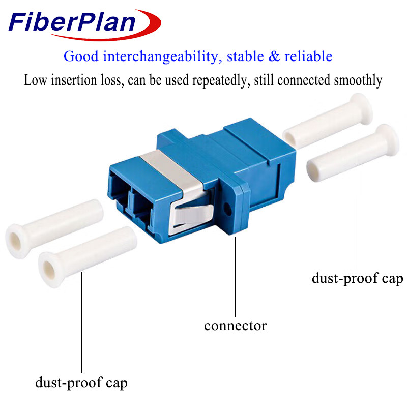 Fiber Optic Adapter LC UPC LC UPC FTTH SM MM Fiber Optic Cable Adapter Simplex Duplex