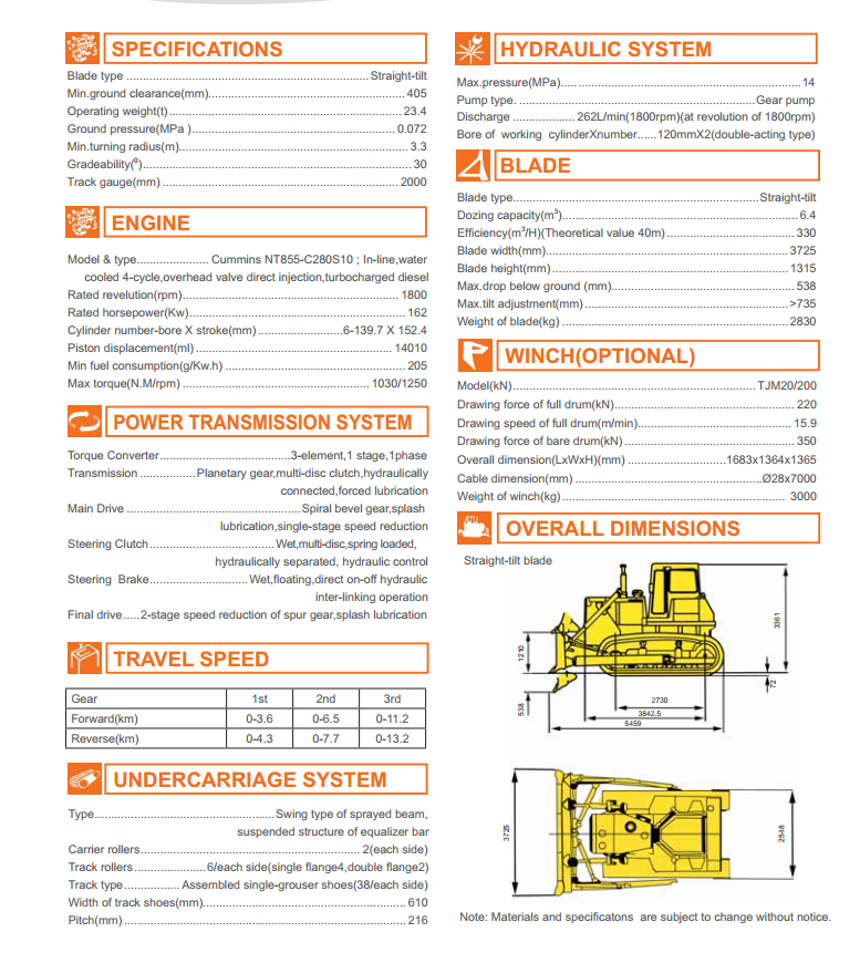 Logging bulldozer Shantui SD22F with winch