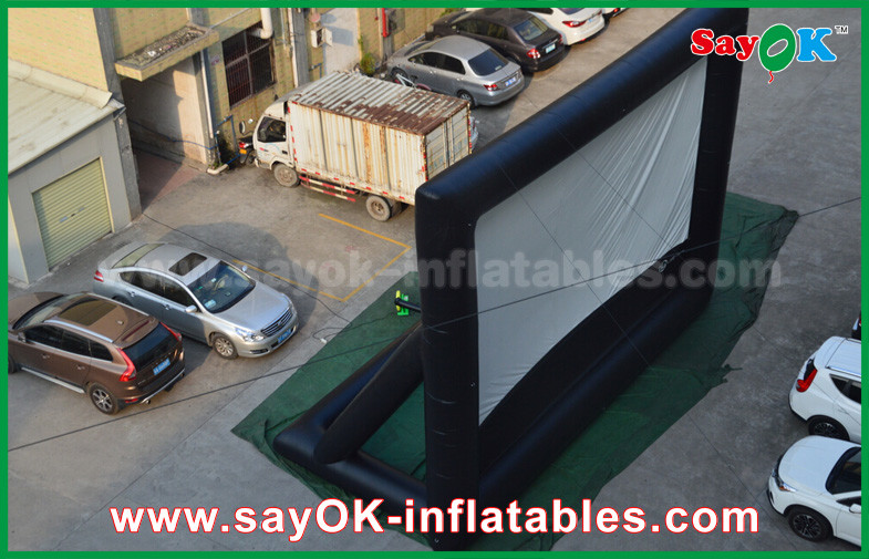 Backyard Movie Screens Inflatable Air Cinema , Outdoor Giant Inflatable Movie Screen For Advertising / Amusement
