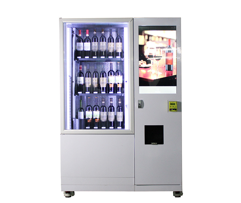 Red Wine Vending Machine With Touch Screen And Smart System, Remote Control Is Suitable For Selling Fragile Items