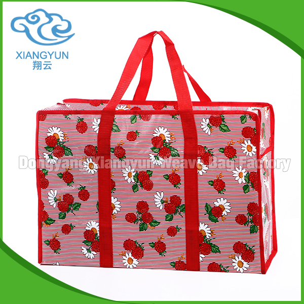 Non Woven Glossy Reusable 100 Polypropylene Shopping Bag Gravure Printing