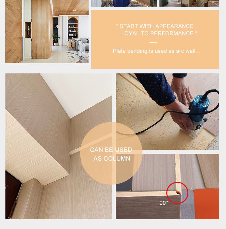 Decorative bamboo charcoal board  PVC Wall Panels Manufacture Wood Panels Decor Interior