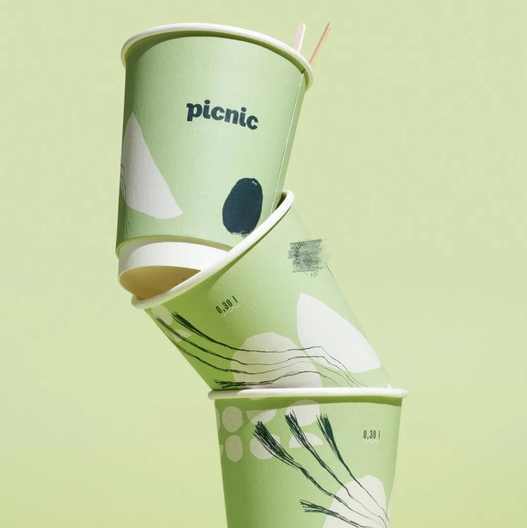 HUIHUA Disposable Water Drinking Food Packing Container Paper Cups Custom Logo Printing