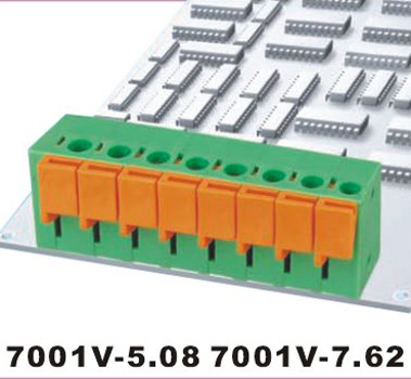 PA66 Brase Clamping Terminal Block Connector 7001V