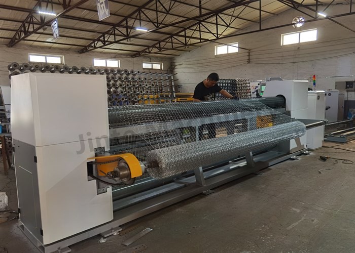 Double Twisted Electricgalvanized CNC Hexagonal Wire Mesh Machine