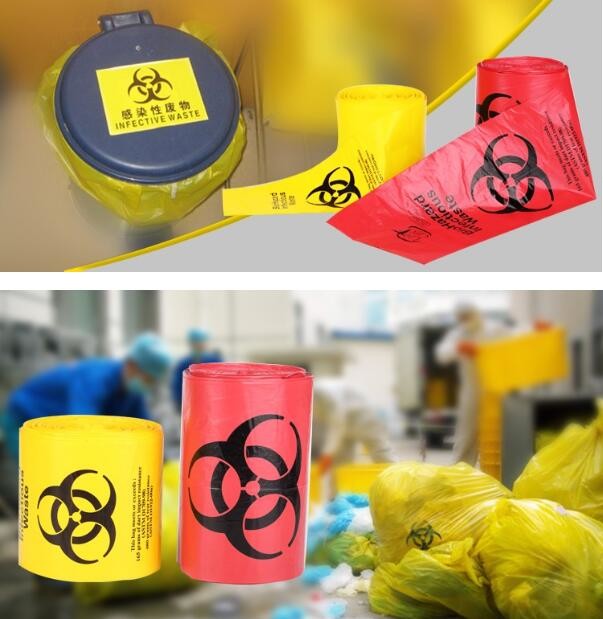PE packing bag for Asbestos fibers, large size thicker LDPE asbestos remove bags, Large Asbestos Waste Removal Bags, pac