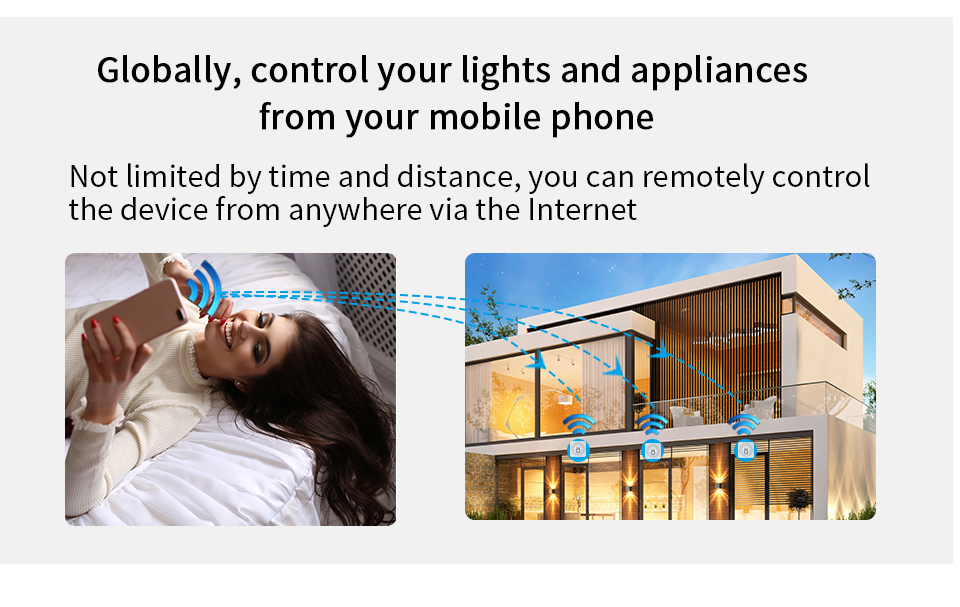 Tuya 16A 10A Wifi Switch Smart Breaker Module Smart Life APP Remote Control Switch Voice Relay Timer