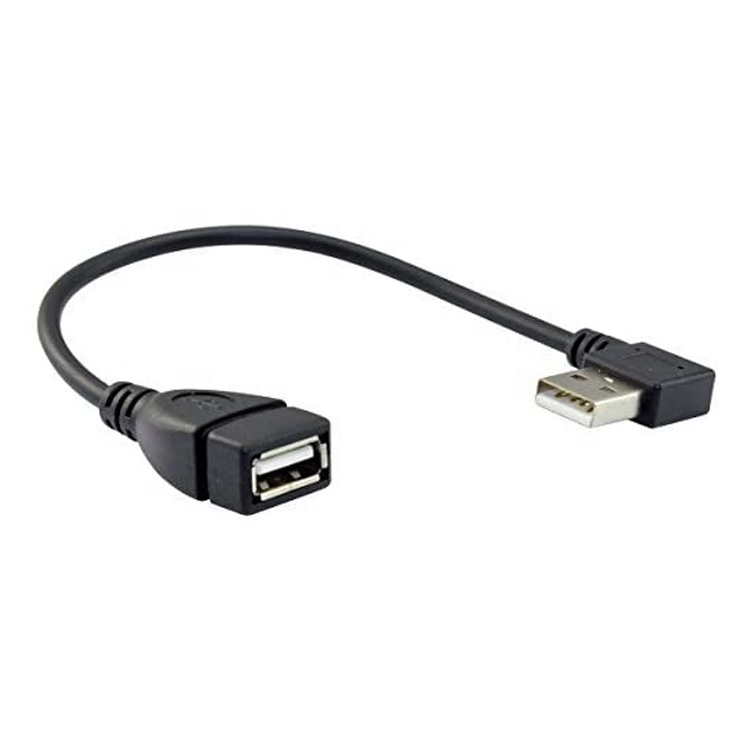 0.3M 1M 2M 3M 90 Degree Right Left Angle Male to Female USB 2.0 Type A Extension Cable