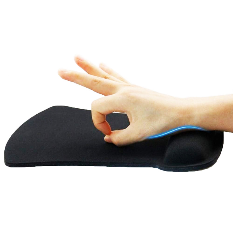Minglu WMP-048   Non Slip Cartoon Wrist Protected Memory Foam Mouse Pad with wrist rest support