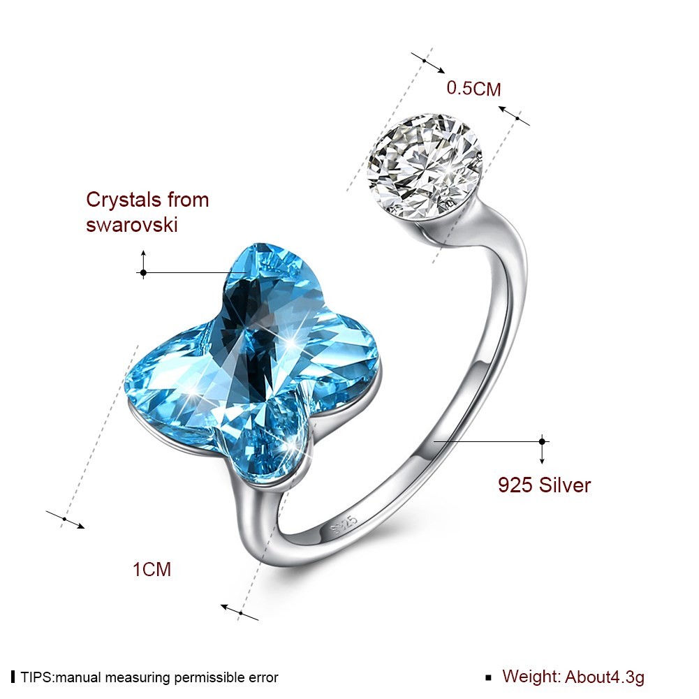Butterfly Sterling Silver Jewelry Rings