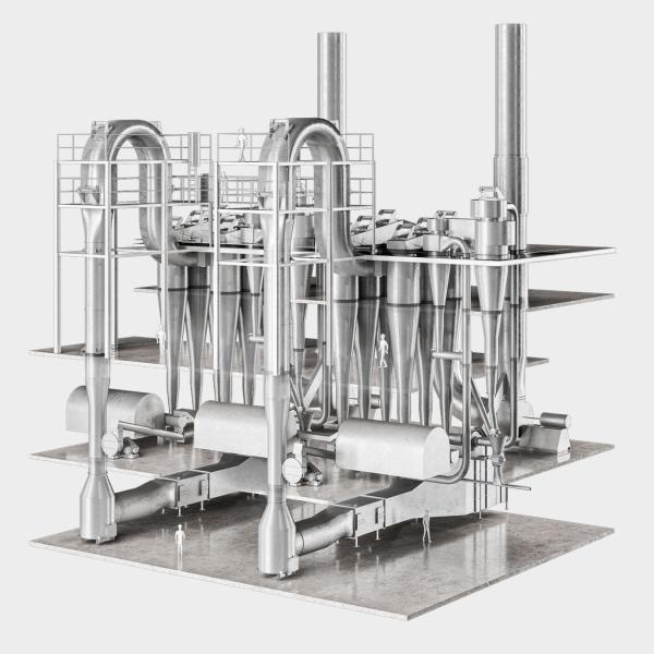 XSG Series Flash Vaporization Dryer High Standard Stainless Steel Spin Flash