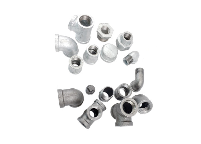 Galvanized Plumbing Malleable Iron Pipe Fittings 90 Degree Elbow For Construction Industry