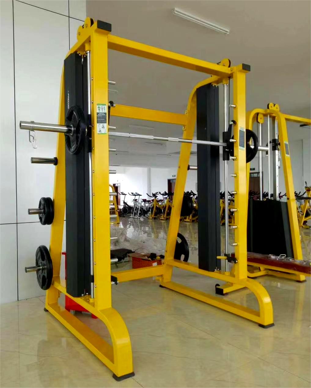 Multi-Function Metal Squat Rack Smith Machine Customizable Logo Indoor Use Unisex Exercise Station Chest Shoulder Back Legs Arms