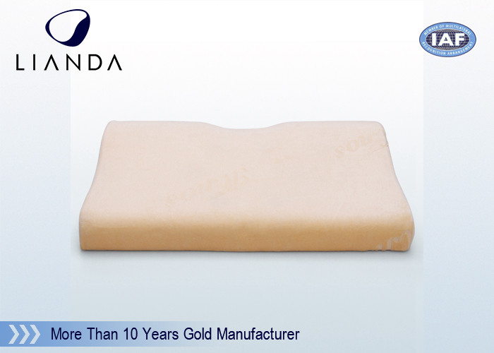 High Density Memory Foam Pillow For Neck And Head OEM Different Cover , Color , Shape Customizable
