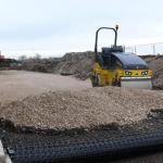 Anti Slip 30kn Plastic PP Biaxial Geogrid Road Construction Material