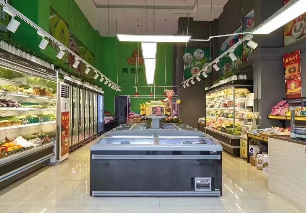 470W 450L Horizontal Chest Freezer Under Counter Combined Static cooling