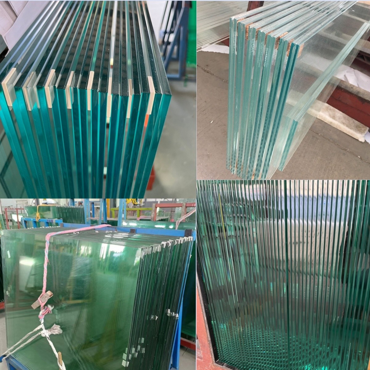 6+6mm 66.3 13.14mm 12mm Clear Laminated Glass Soundproof Safety Glass Cut To Size