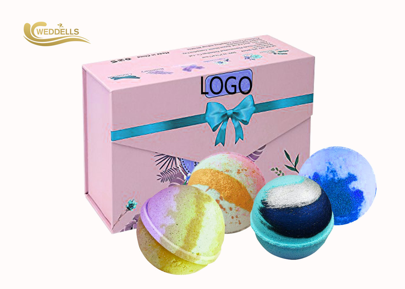 Shea Butter Coconut Oil Bath Bomb Gift Sets Colorful ODM / OEM Available