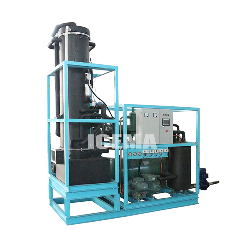 Bitzer Compressor 15 Ton Ice Tube Machine for Ice Production in Industrial Setting