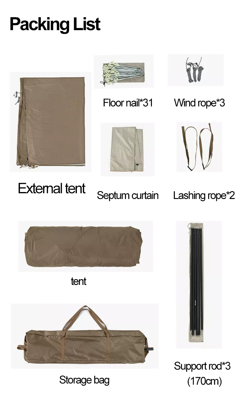 New Customizable Hotel Desert Tent Water proof Outdoor Inflatable Camping Tents Waterproof Party Tents Camping Outdoor