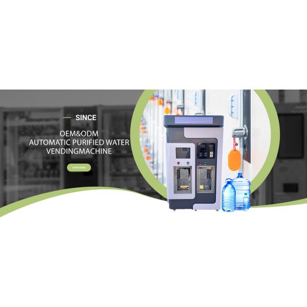 Water Vending Machine With RO System Filter and Front Door Open Design Easy to Install Water Vending Machine
