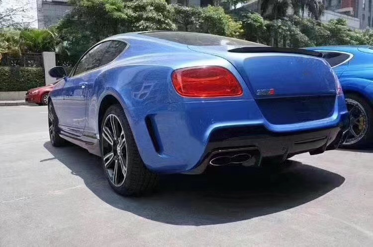 For Bentley Continental GT Carbon Fiber Body Kit Continental GT Upgrades VORS Style Front and Rear Bumper Spoilers