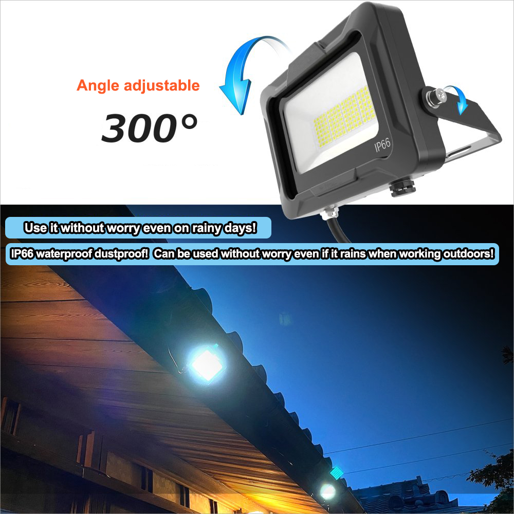 300W AC 85-265V 160LM/W or 190LM/W High Lumen Outdoor LED Flood Light for Park and Garage