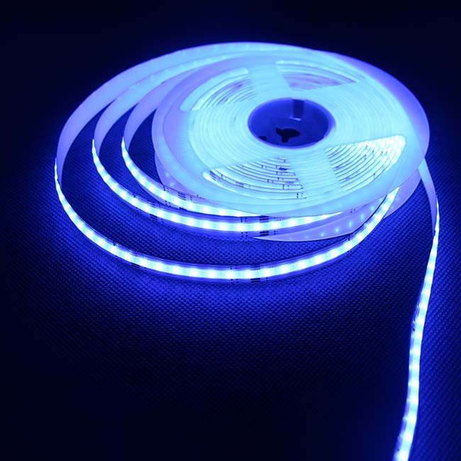 IR Remote Flexible LED COB Strip Light 8mm 10mm 12v 24v 560 LEDs/M COB RGBW LED Strip