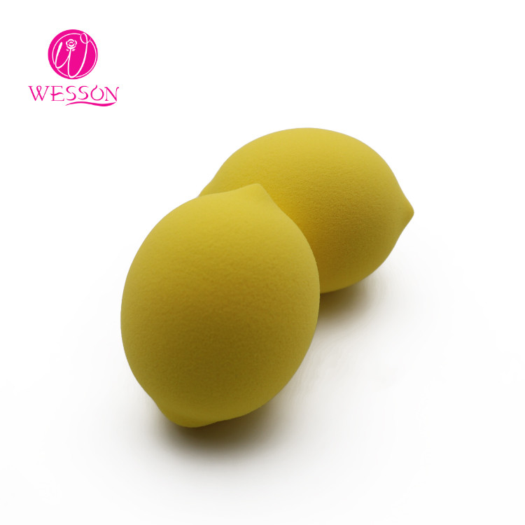 3pcs Texture Lemon Shape Cosmetic Sponge Puff Set