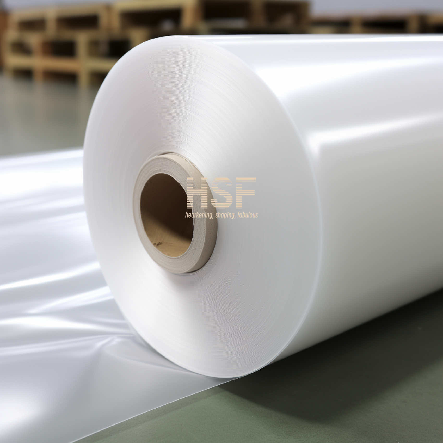 40 Micron Opaque White Oriented Polyethylene Film For Packaging And Labeling