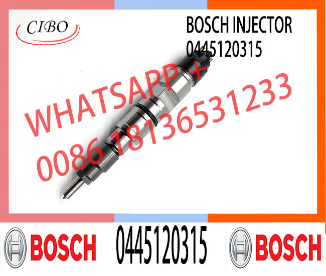 0445120315 Hot selling high performance common rail diesel injector 0445120315