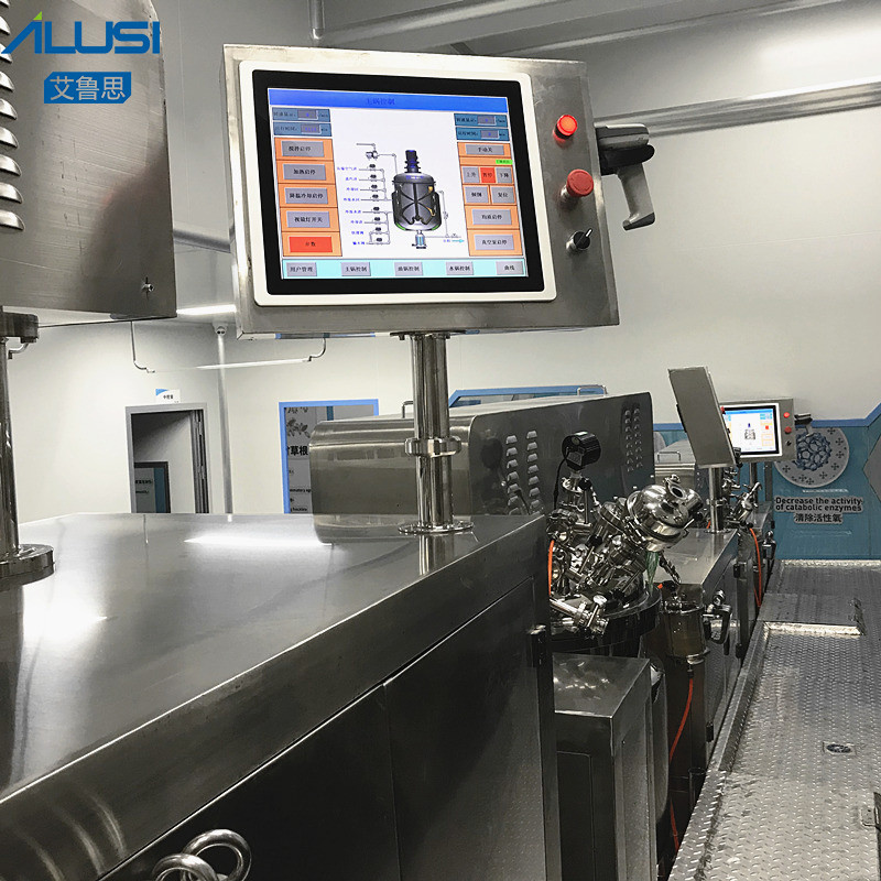 200L Vacuum Emulsifier Mixer Vasline Body Lotion Homogeneous Vacuum Emulsifying Machine