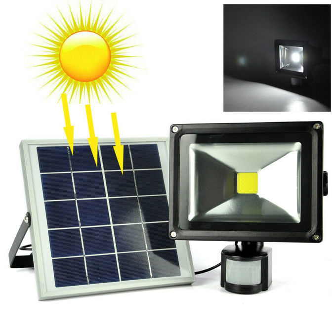 IP65 Waterproof 30W Solar LED Flood Lights By Motion Sensor 12/24VDC