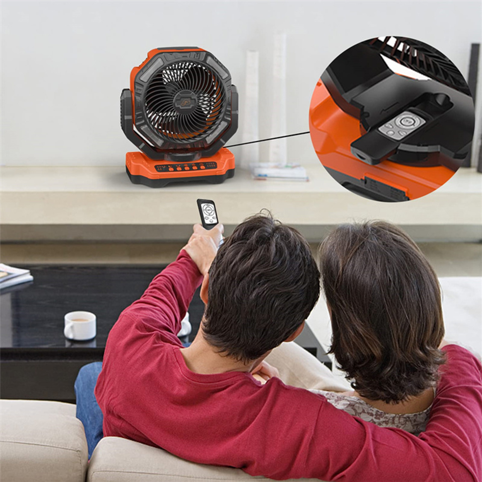 Socool Fan 4kg Multifunctional Portable Fan Power Supply Rechargeable Battery Less Than 50 DB Noise Level