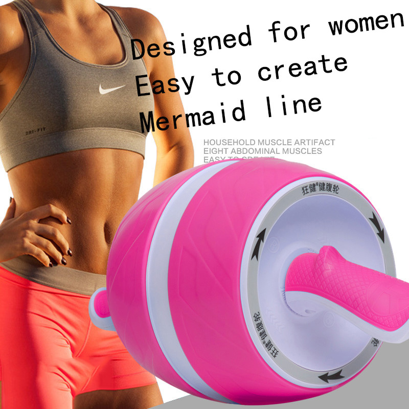 Antislip Handle Elastic PVC Perfect Fitness Ab Carver Women Mermaid Line Training