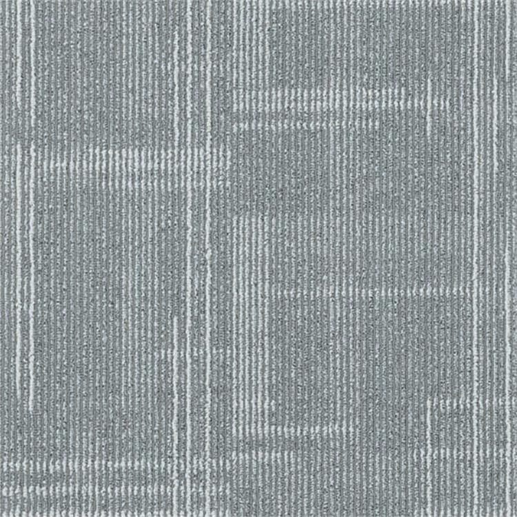 Stock grid pattern PP material hotel carpet tiles